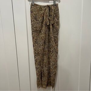 Vintage Emanuel Ungaro Wrap/Sarong Skirt Floral Print Size 4/6